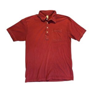 American Apparel Standard American Polo Shirt Red Size L